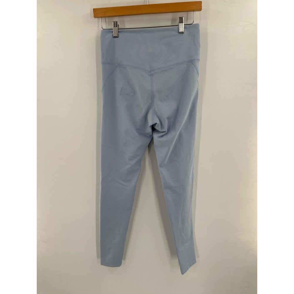 Girlfriend Collective Light Blue High Waisted 7/8 Leggings Medium - Picture 3 of 6